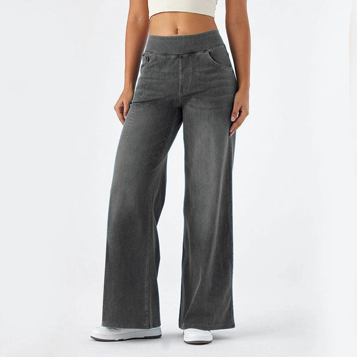 Sierra Wide Leg Jeans - London Lake