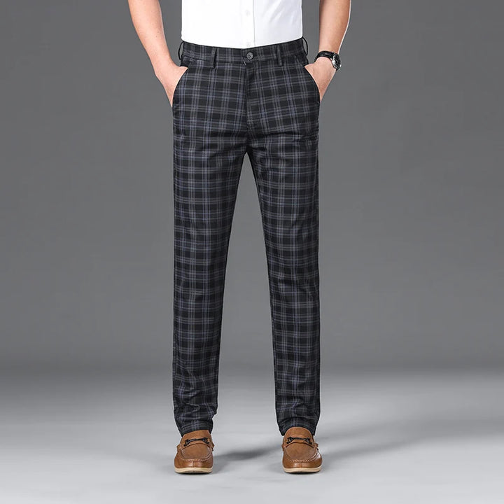Clubhouse Plaid Trousers - London Lake
