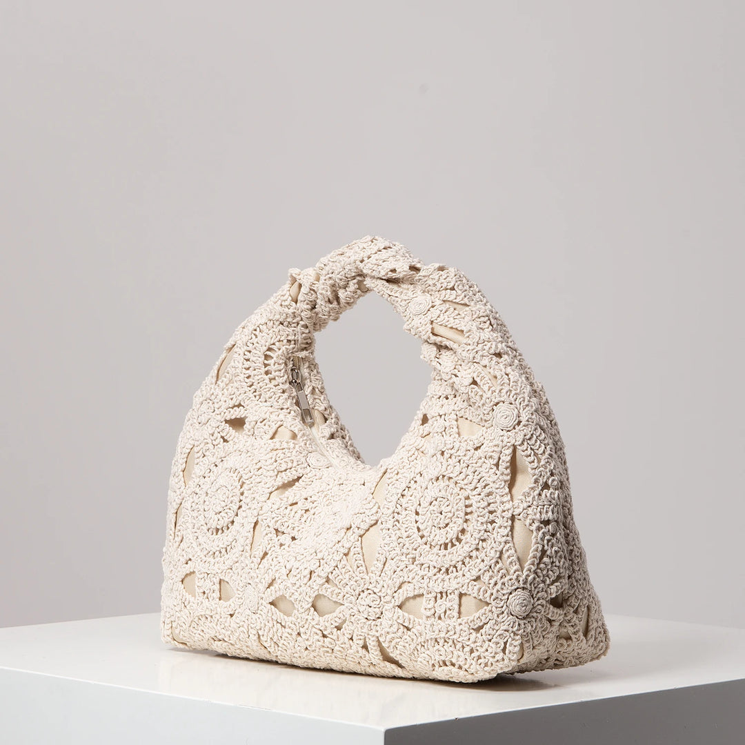 Amalfi Crochet Handbag - London Lake
