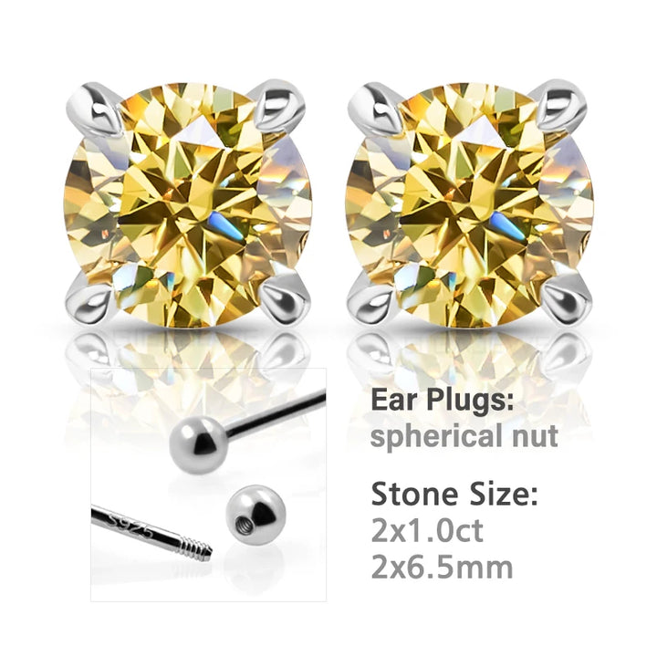 Celeste Moissanite Earrings - London Lake