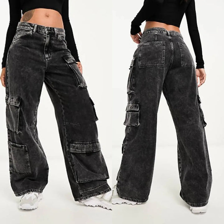 Rogue Cargo Denim Jeans - London Lake