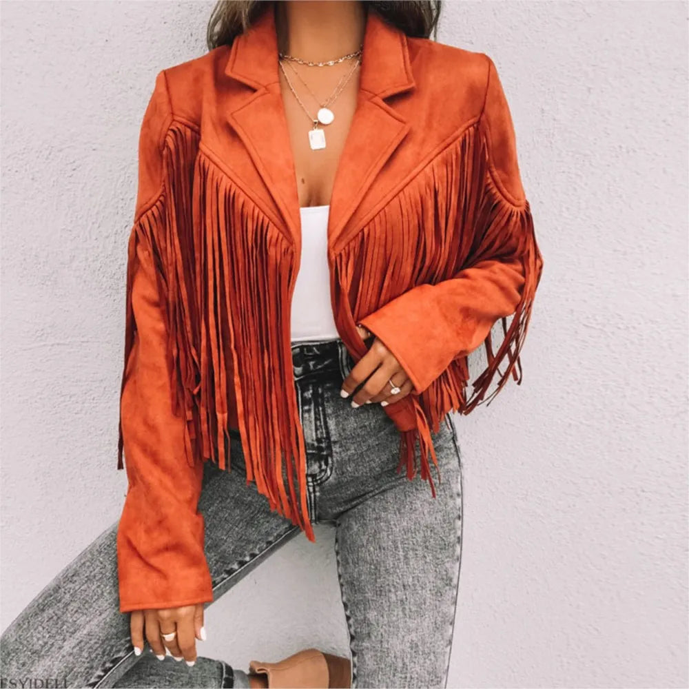 Trailblazer Fringe Jacket - London Lake