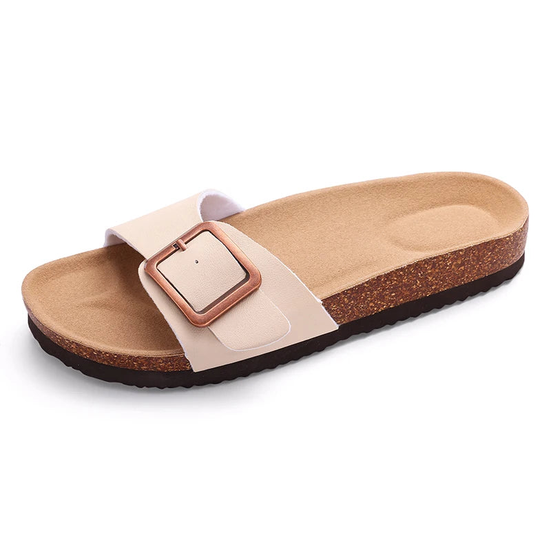 Terra Buckle Sandals - London Lake
