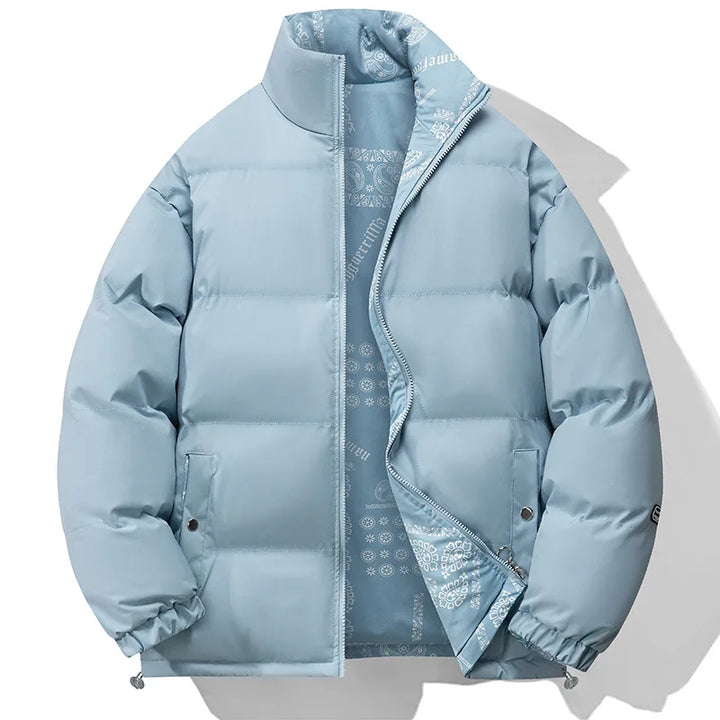 Mountain Grid Reversible Jacket - London Lake