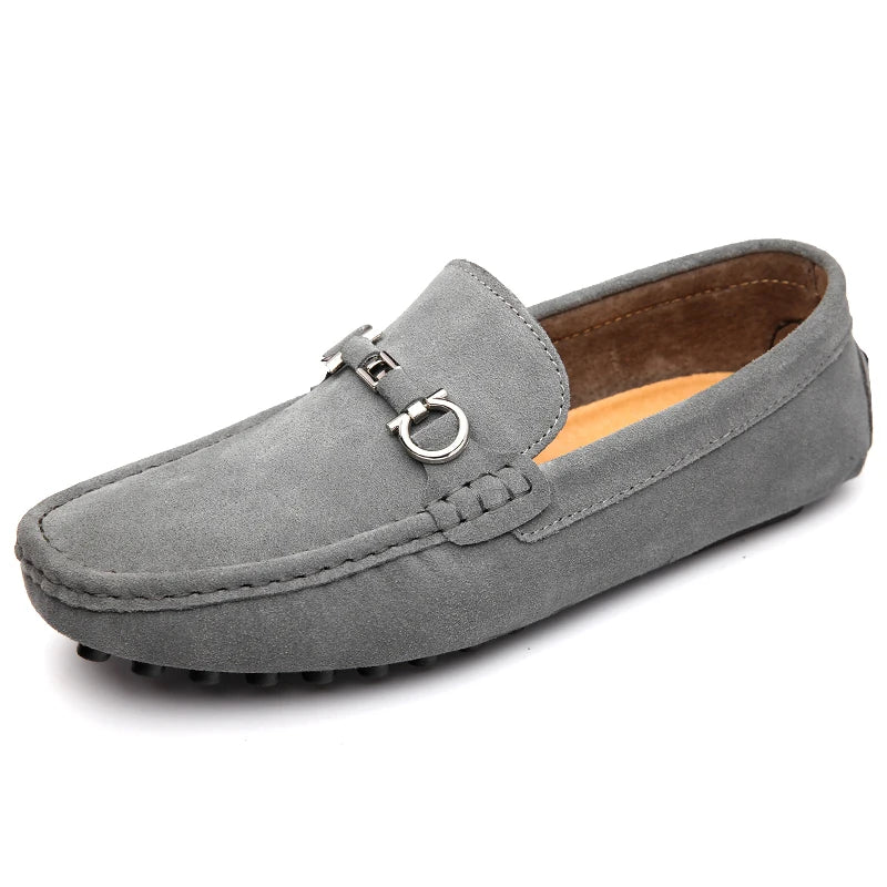 Monaco Suede Loafers - London Lake