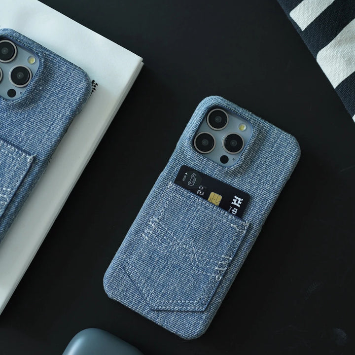 TrueStitch Denim iPhone Case - London Lake