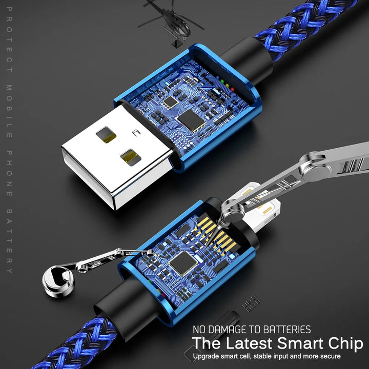 Braided USB Iphone Charging Cable - London Lake