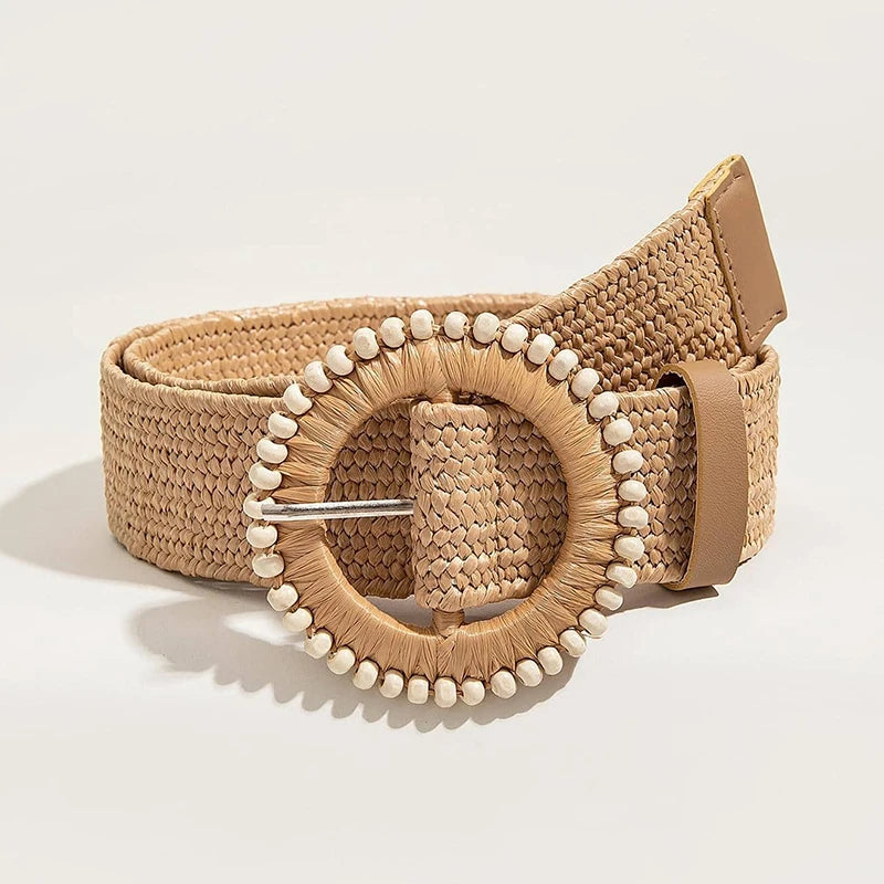 Verra Woven Stretch Waist Belt - London Lake