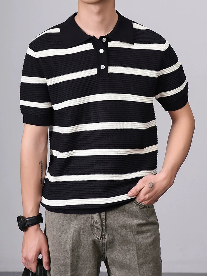 Portside Knit Polo - London Lake
