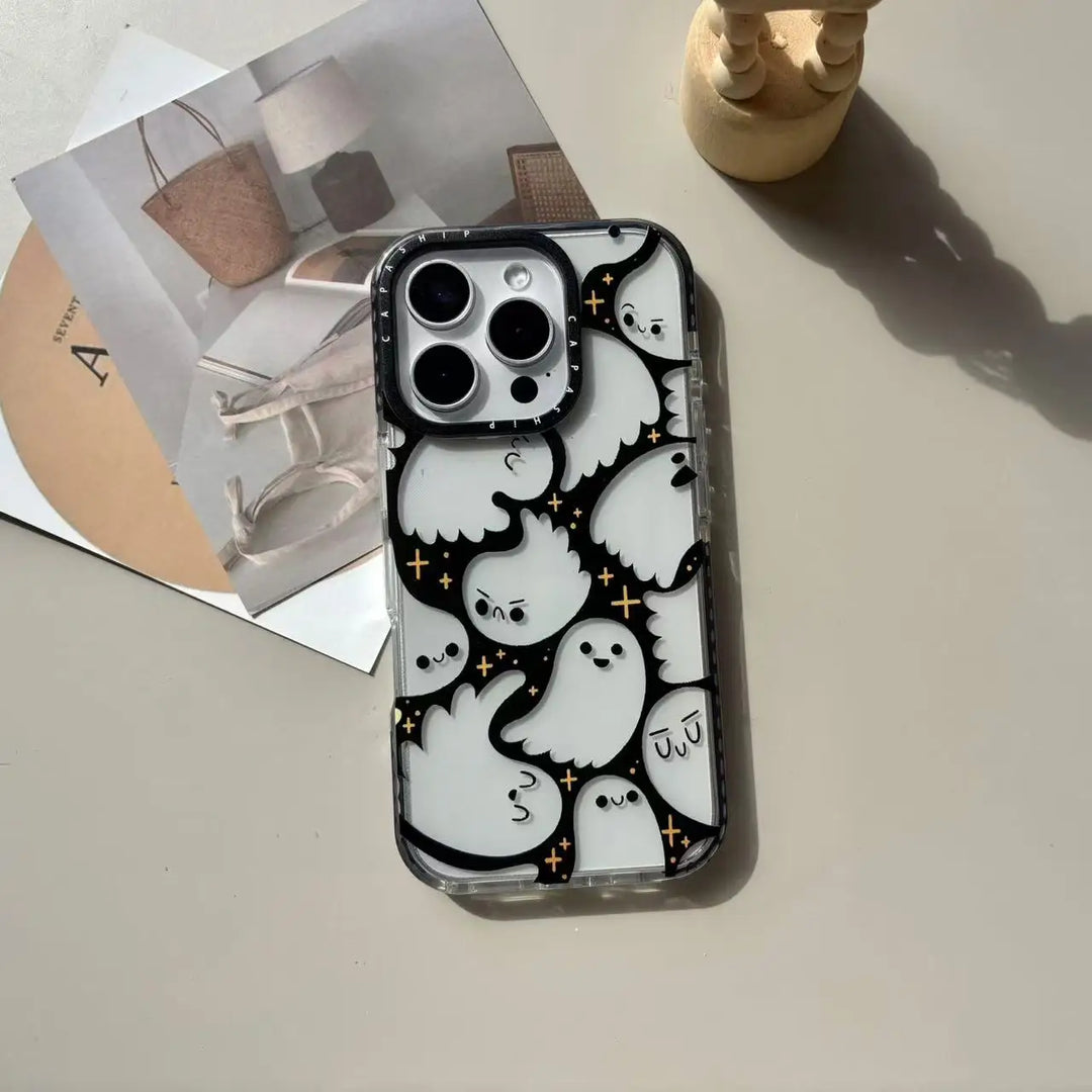 Ghostly Charm iPhone Case - London Lake