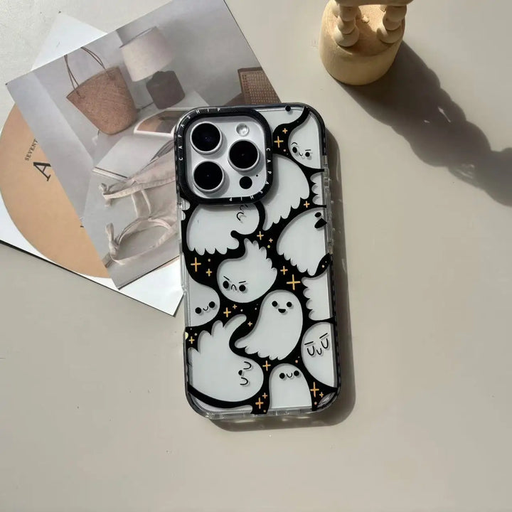 Ghostly Charm iPhone Case - London Lake