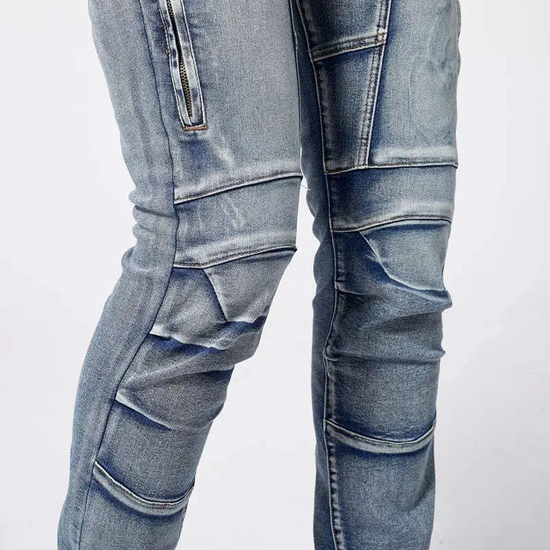 Urban Stitch Distressed Skinny Jeans - London Lake