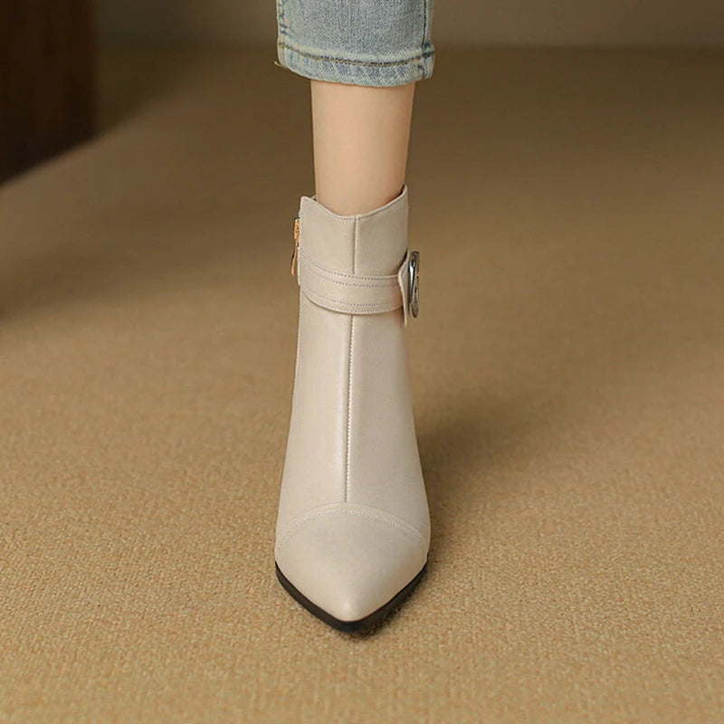 Ember Buckle Ankle Boot - London Lake