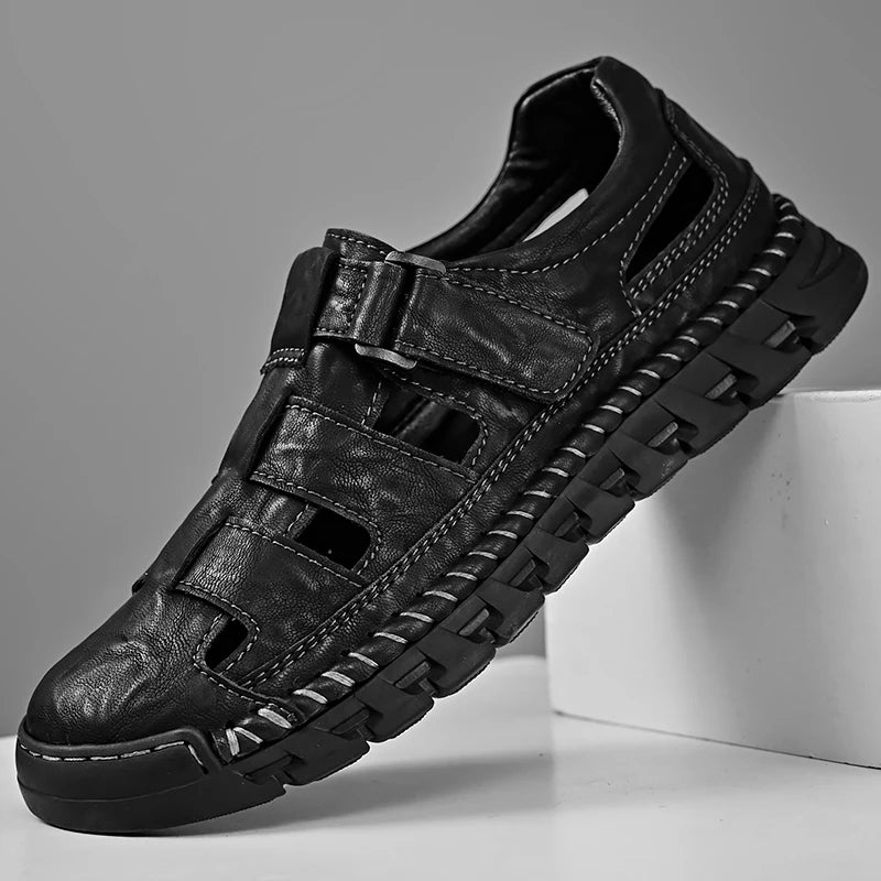 Wayport Leather Sandals - London Lake