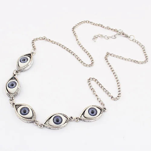 Isadora Eye Necklace - London Lake