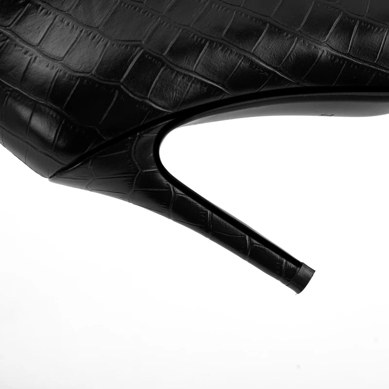 Westline Stiletto Heel Boots - London Lake