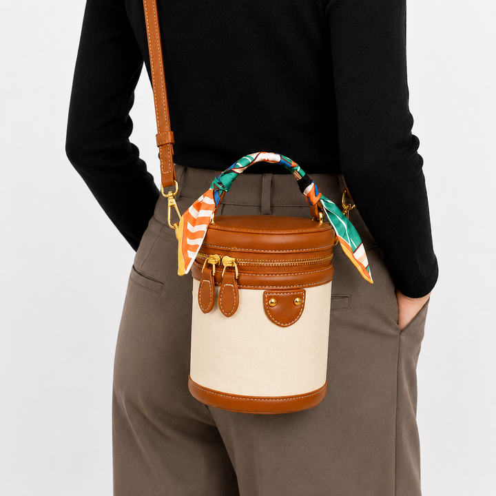 Camille Crossbody Bucket Bag