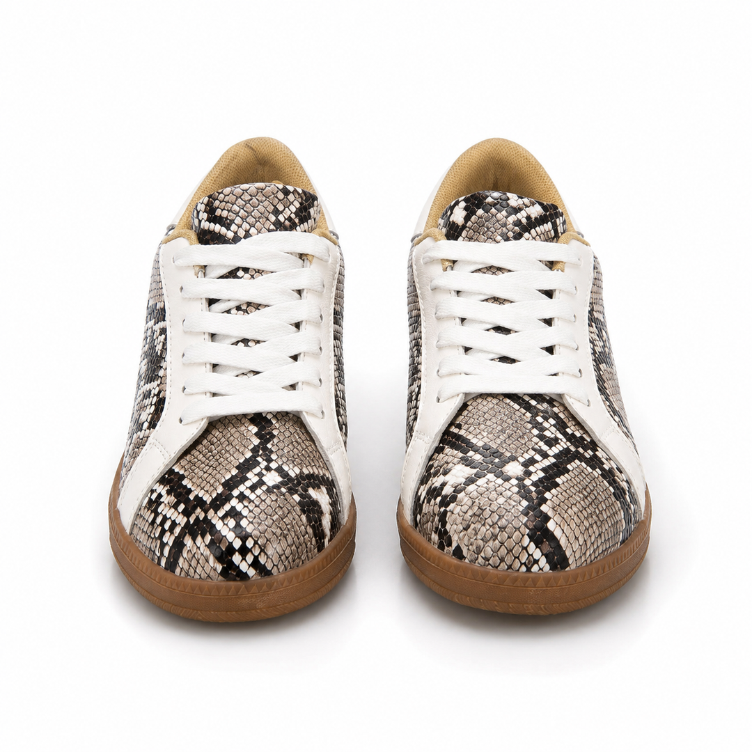 Mila Snakeskin Sneakers