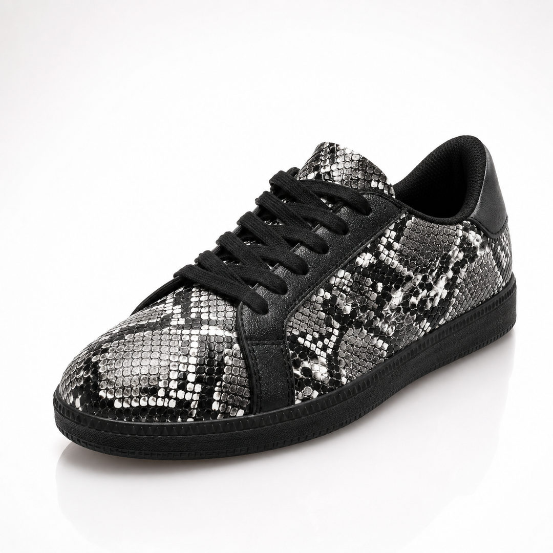 Mila Snakeskin Sneakers