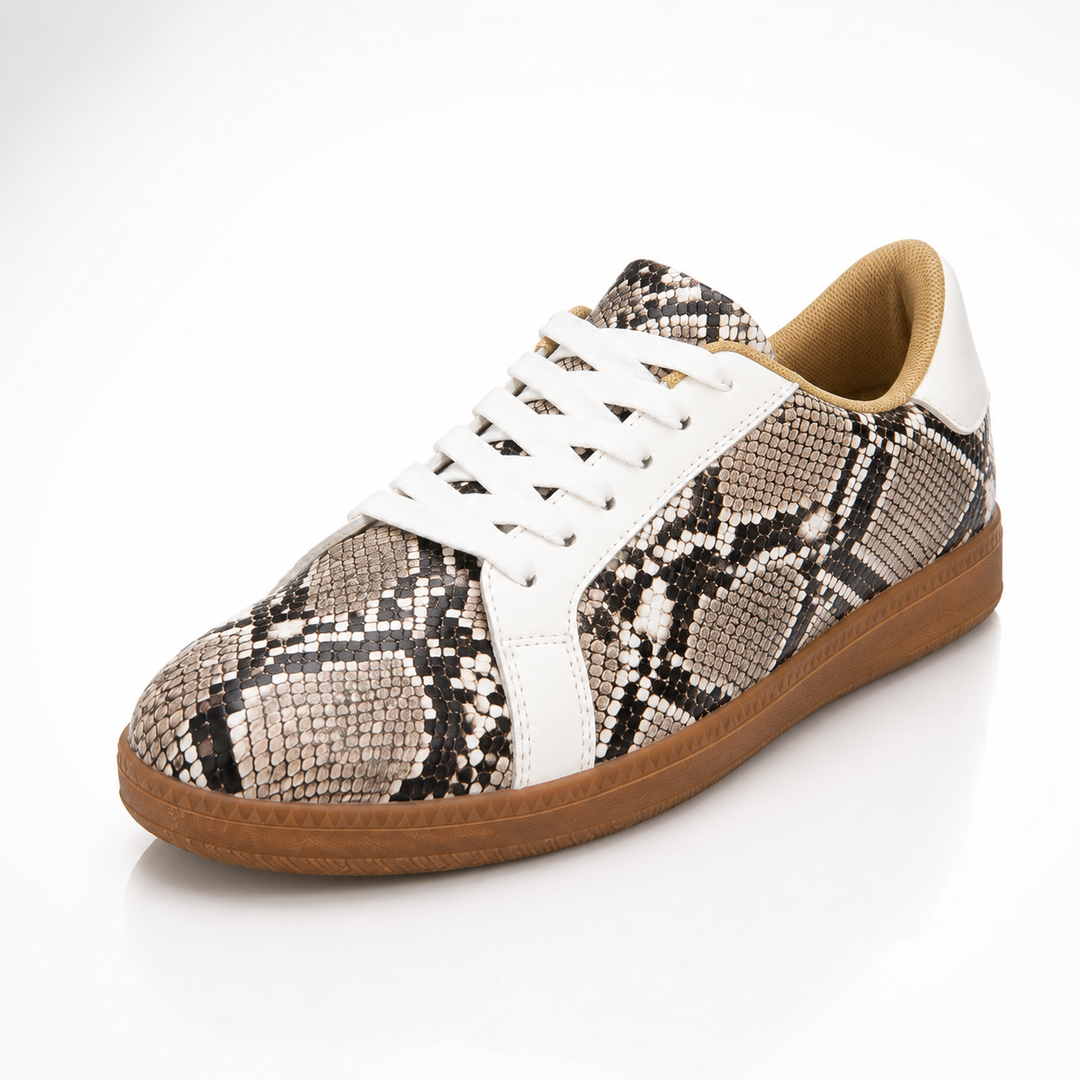 Mila Snakeskin Sneakers