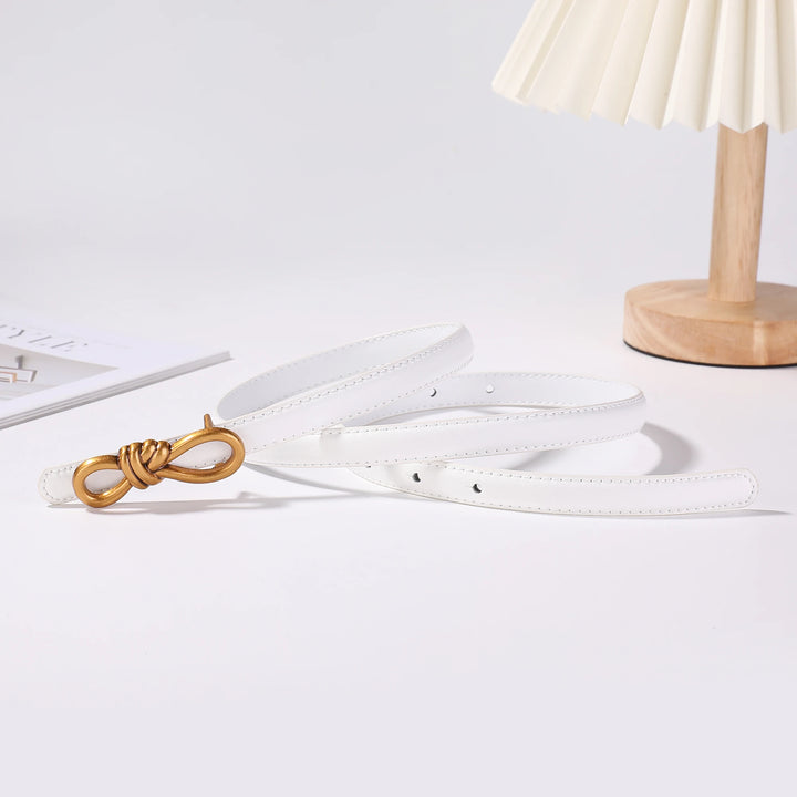 Arcadia Knot Leather Belt - London Lake