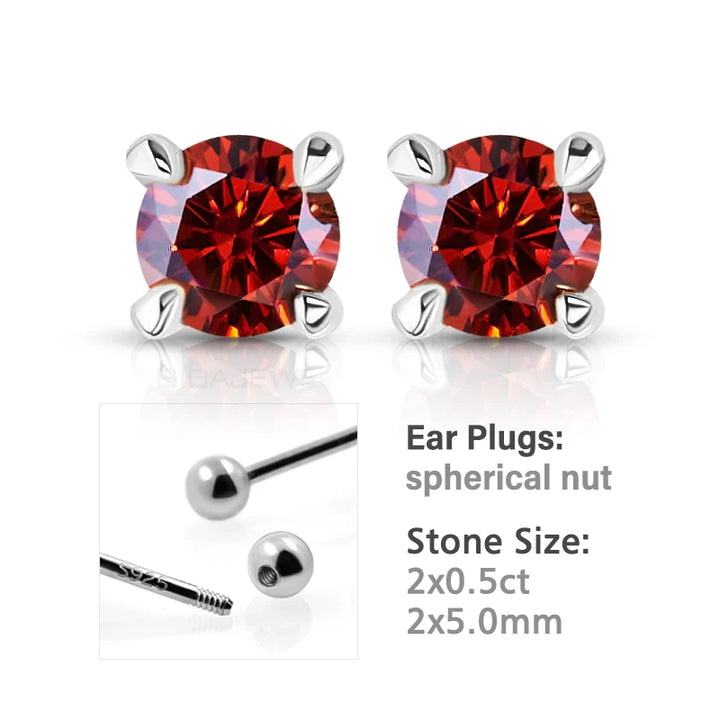 Celeste Moissanite Earrings - London Lake