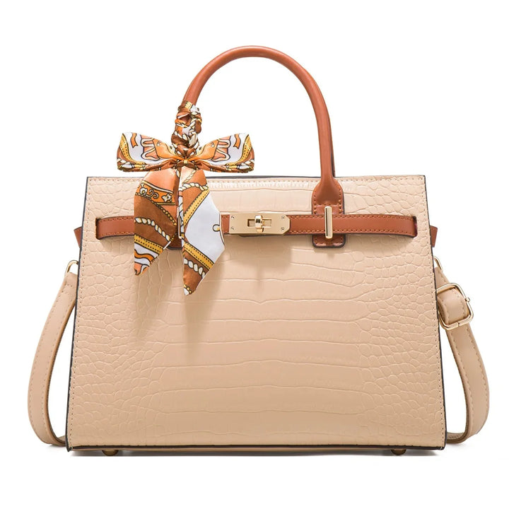 Astoria Leather Handbag - London Lake