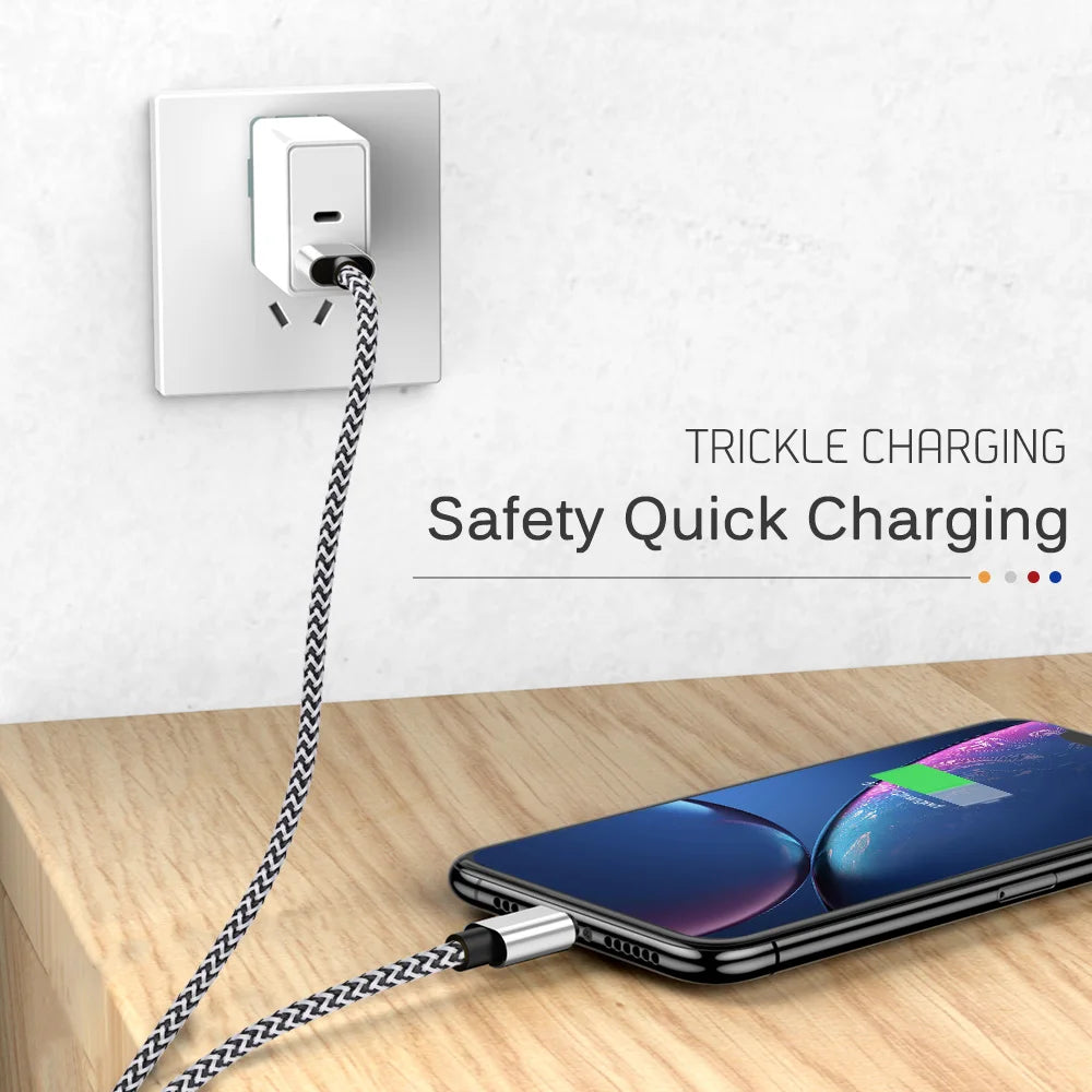 Braided USB Iphone Charging Cable - London Lake