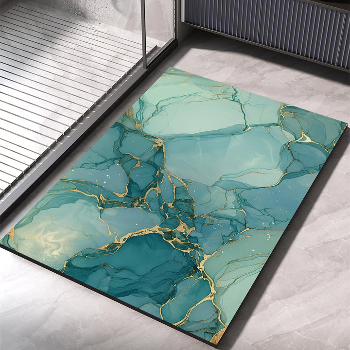 Cascade Marble Bath Mat - London Lake