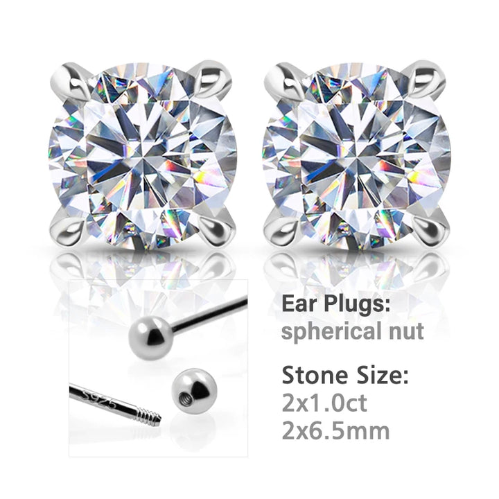 Celeste Moissanite Earrings - London Lake