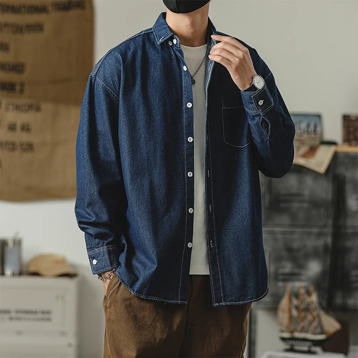 Ridgeway Denim Button-Up - London Lake