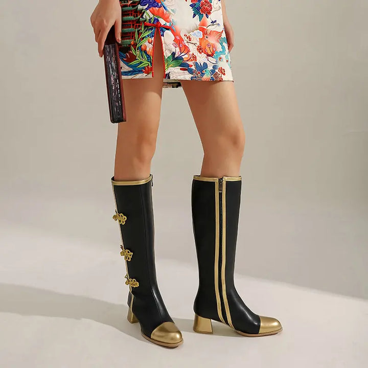 Golden Crest Boots - London Lake