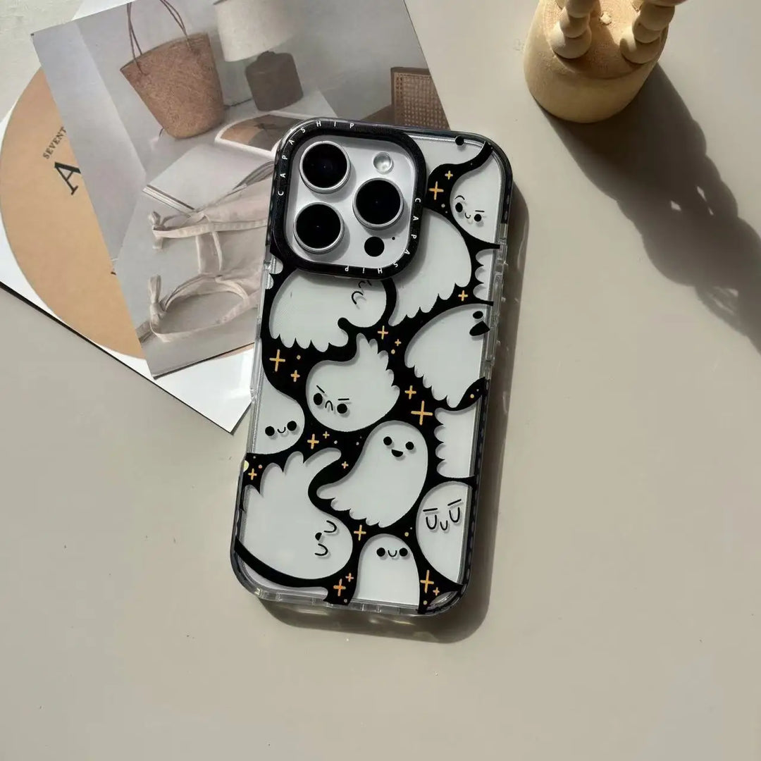 Ghostly Charm iPhone Case - London Lake