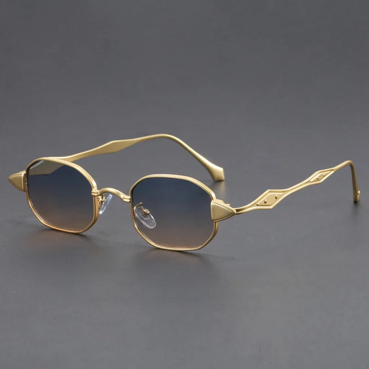 Harper Metal Framed Sunglasses - London Lake