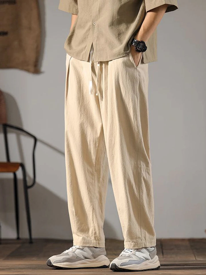 Harper Linen Pants - London Lake
