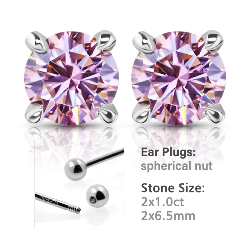 Celeste Moissanite Earrings - London Lake