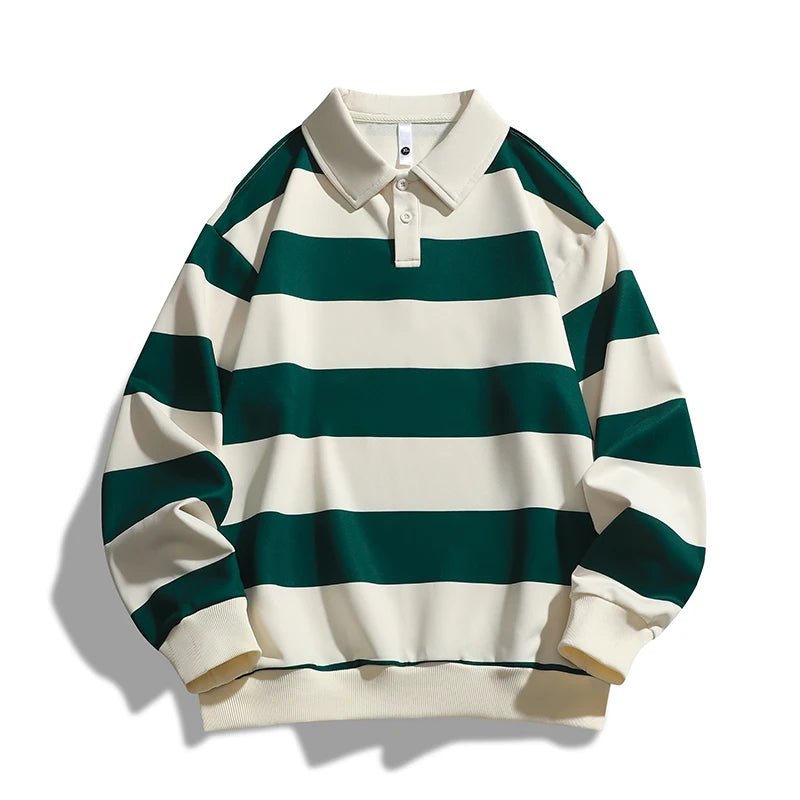 Eastwood Stripe Polo - London Lake