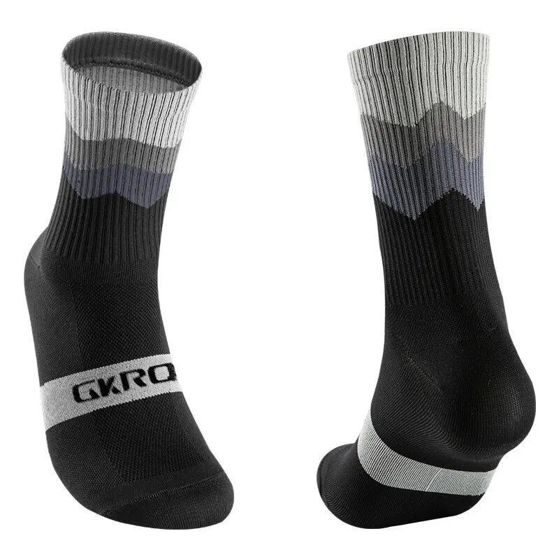 GKRO Cycling Crew Socks - London Lake