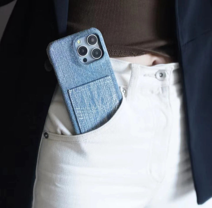 TrueStitch Denim iPhone Case - London Lake