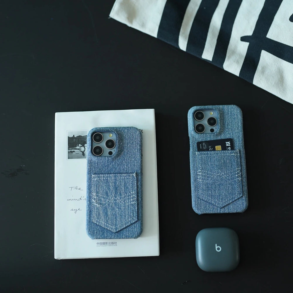 TrueStitch Denim iPhone Case - London Lake