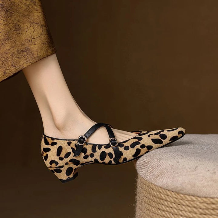 Leona Leather Mary Janes - London Lake