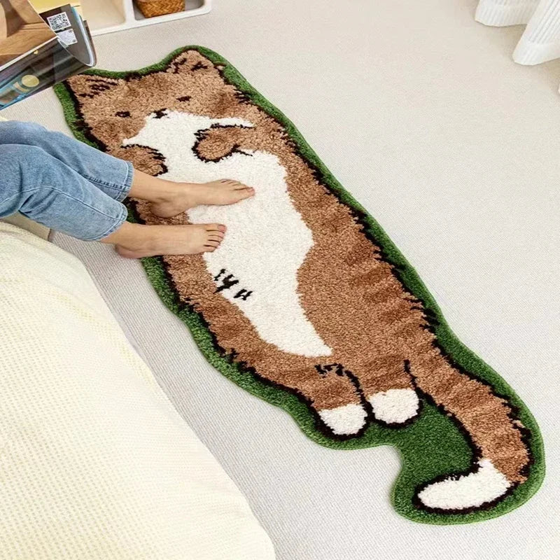 Comfy Cat Curl Rug - London Lake