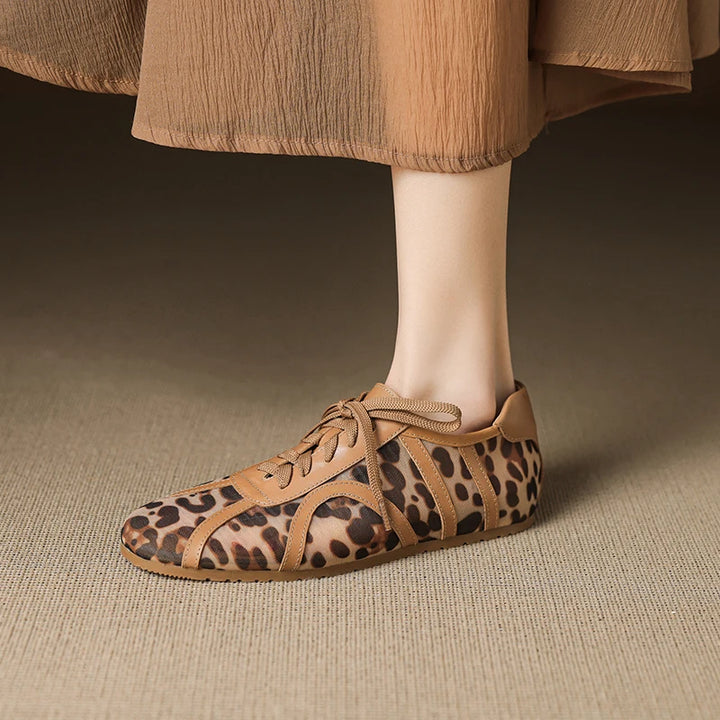 Leopard Mesh Sneakers - London Lake