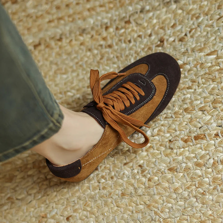 Elizabeth Suede Sneaker - London Lake