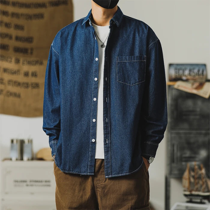 Ridgeway Denim Button-Up - London Lake