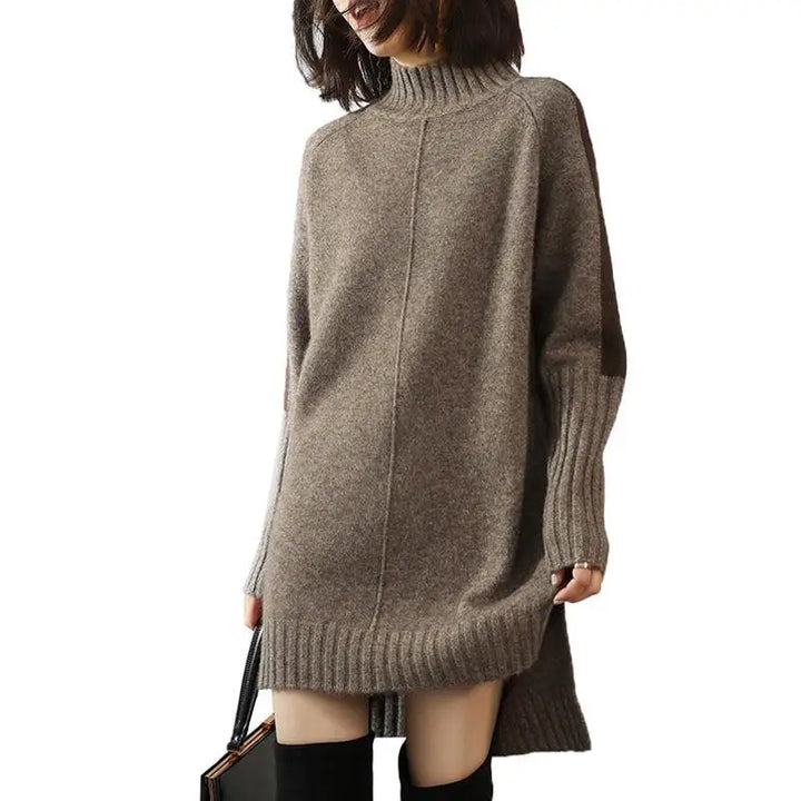 Cascade Knit Sweater Dress - London Lake
