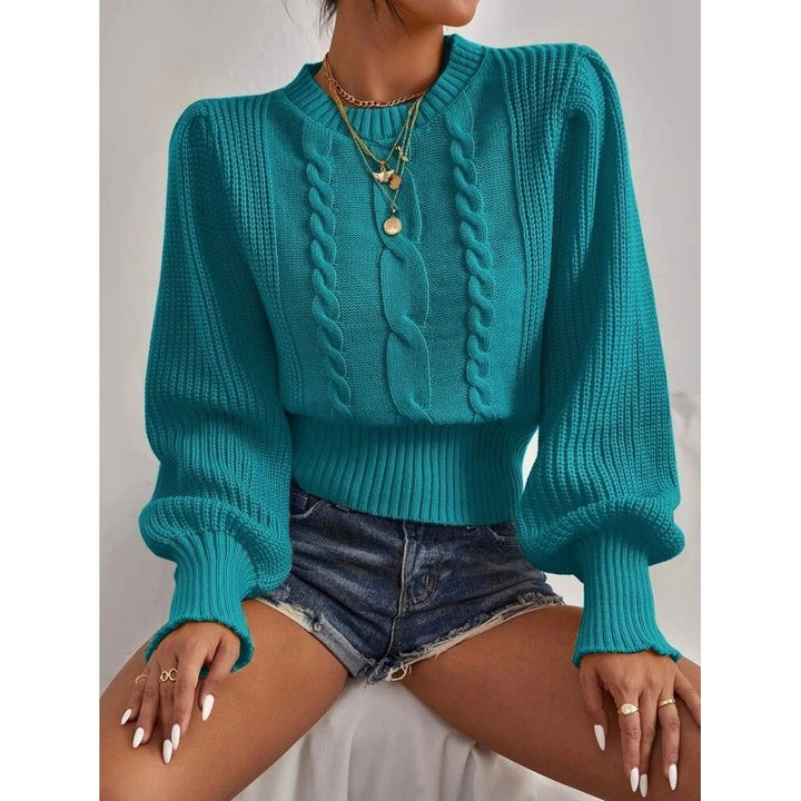 Velara Knit Sweater - London Lake