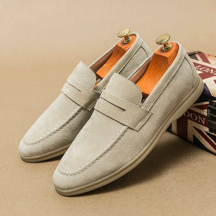 Kensley Suede Loafers - London Lake