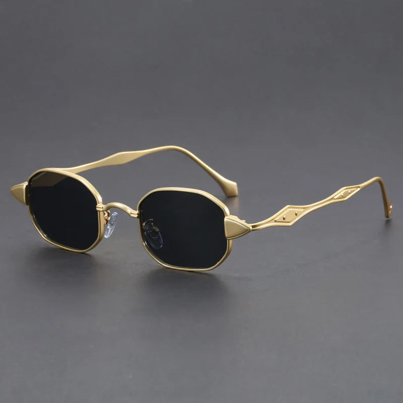 Harper Metal Framed Sunglasses - London Lake