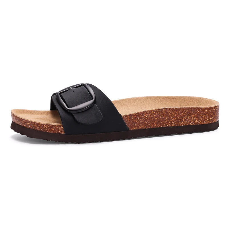 Terra Buckle Sandals - London Lake